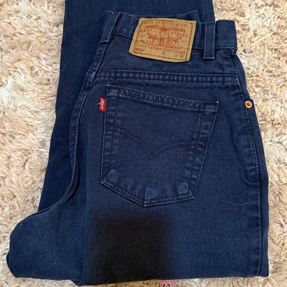 Levi’s 550 Blue Denim Vintage Straight Leg Jeans